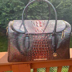 Brahmin Talulla Black Pearl Ombre Melbourne Weekender